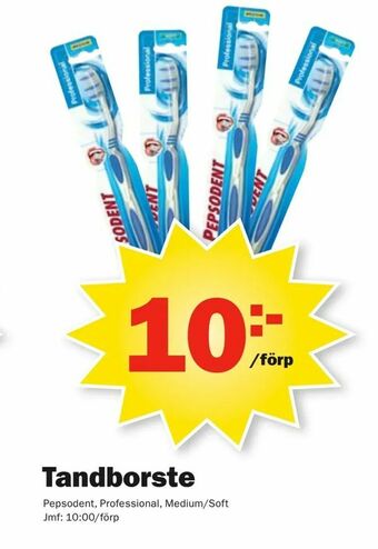 Pekås Tandborste erbjuda