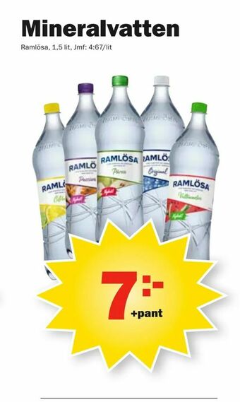 Pekås Mineralvatten erbjuda