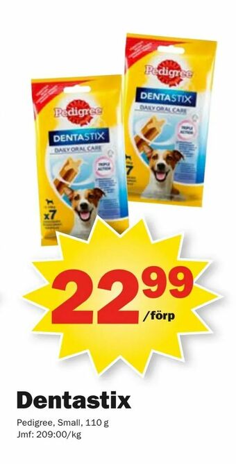 Pekås Dentastix erbjuda