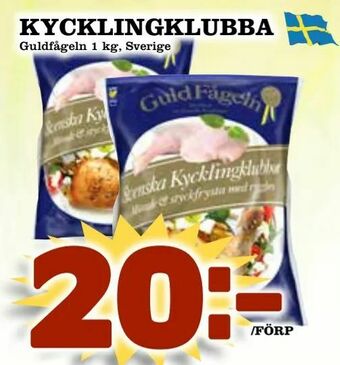 Prisma Mat Kycklingklubba erbjuda