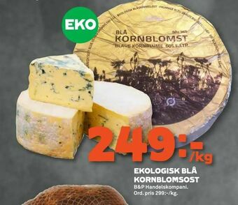 Stora Coop Ekologisk blå kornblomsost erbjuda