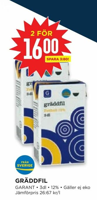 Willys Gräddfil erbjuda