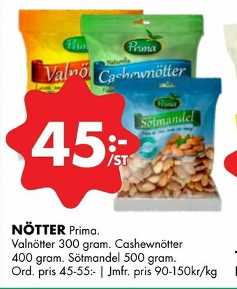 ÖoB Nötter erbjuda