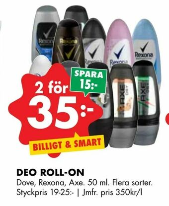 ÖoB Deo roll-on erbjuda