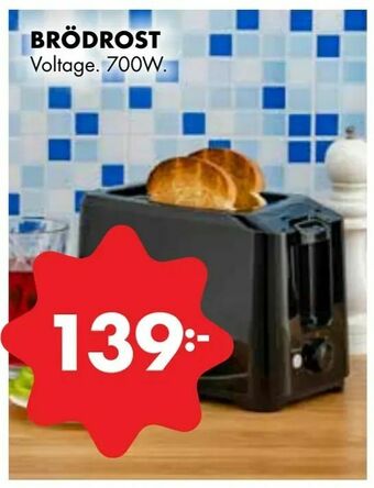 ÖoB Brödrost erbjuda
