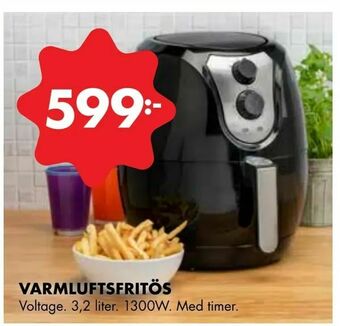 ÖoB Varmluftsfritös erbjuda