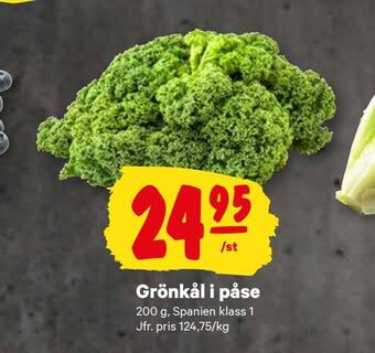 Grönkål i påse