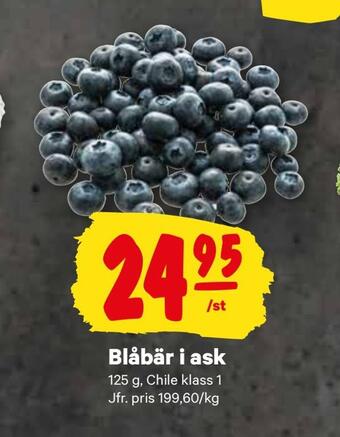 City Gross Blåbär i ask erbjuda