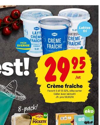 City Gross Crème fraîche erbjuda