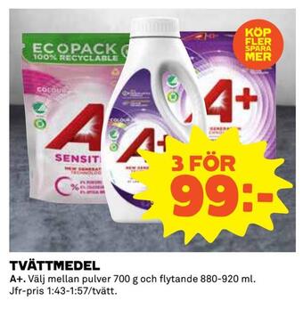 Coop Extra Tvättmedel erbjuda