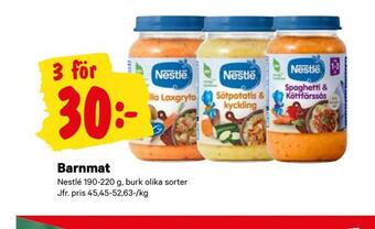 City Gross Barnmat erbjuda