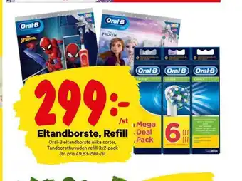 City Gross Eltandborste, refill erbjuda