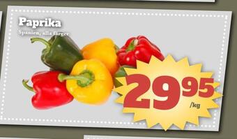 Bonum Matmarknad Paprika erbjuda