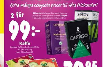 City Gross Kaffe erbjuda