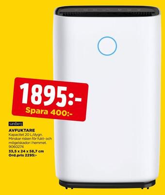 Jem&Fix Avfuktare erbjuda