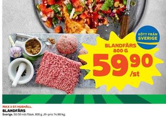 Coop Extra Blandfärs erbjuda