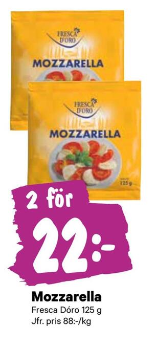 City Gross Mozzarella erbjuda