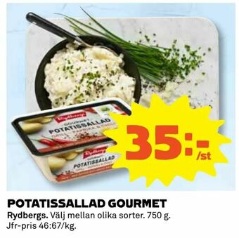 Potatissallad gourmet