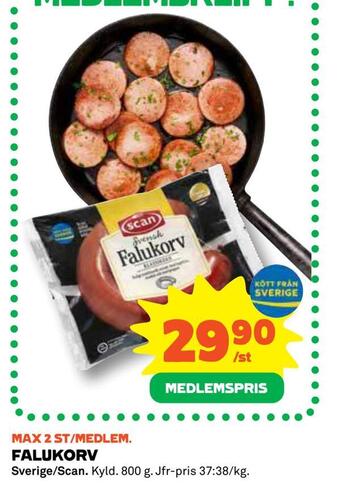 Coop Konsum Falukorv erbjuda
