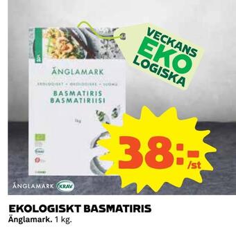 Coop Daglivs Ekologiskt basmatiris erbjuda