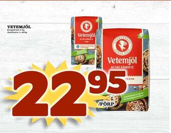 Din Mat Vetemjöl erbjuda