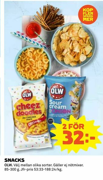 Coop Snacks erbjuda