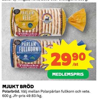 Coop Daglivs Mjukt bröd erbjuda