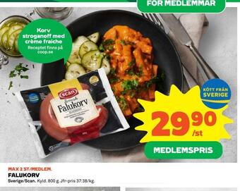 Coop Daglivs Falukorv erbjuda