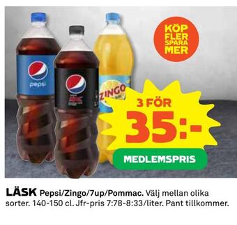 Coop Daglivs Läsk erbjuda
