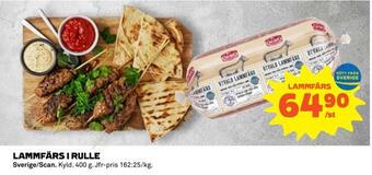 Coop Daglivs Lammfärs i rulle erbjuda