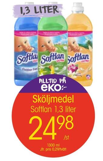 EKO Sköljmedel erbjuda