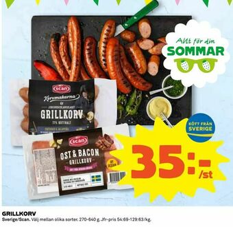 Coop Grillkorv erbjuda