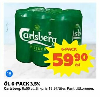 Coop Öl 6-pack 3,5% erbjuda