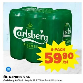 Coop Extra Öl 6-pack 3,5% erbjuda