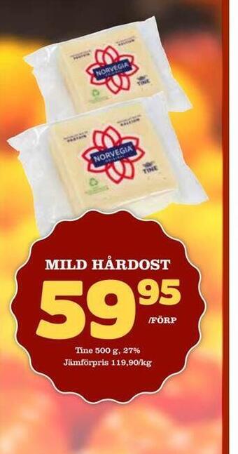 Matdax Mild hårdost erbjuda