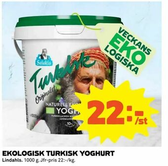 Coop Extra Ekologisk turkisk yoghurt erbjuda