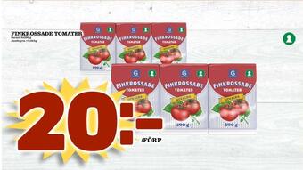 Finkrossade tomater