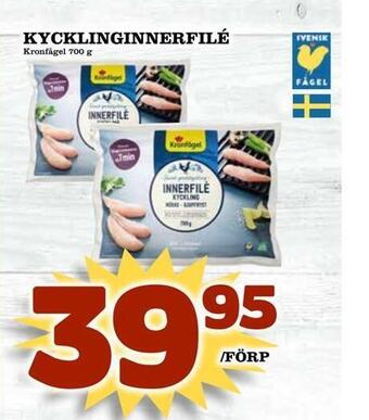 Matdax Kycklinginnerfilé erbjuda