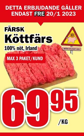 Matdax Köttfärs erbjuda