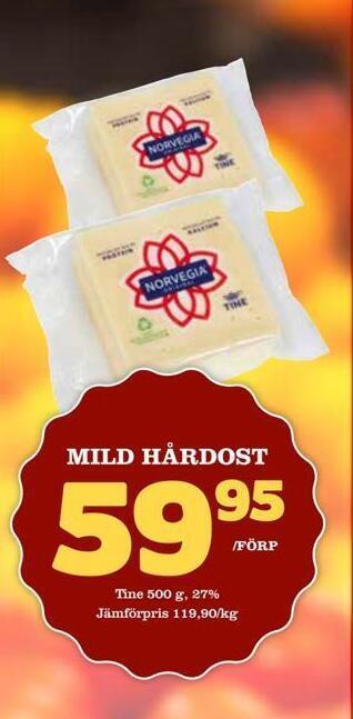 Matvärlden Tensta Mild hårdost erbjuda