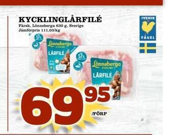 Matvärlden Tensta Kycklinglårfilé erbjuda