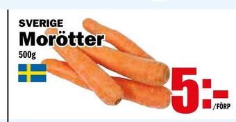 Matdax Morötter erbjuda