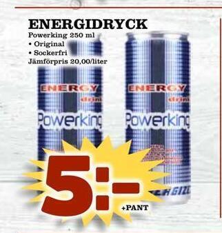 Matvärlden Tensta Energidryck erbjuda