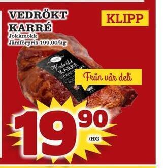 minmatbutik Vedrökt karré erbjuda