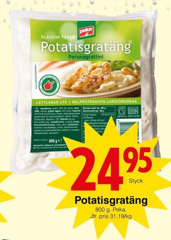 Matöppet Potatisgratäng erbjuda