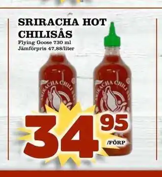 Sriracha hot chilisås