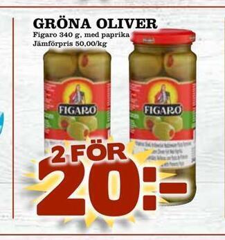 Matvärlden Tensta Gröna oliver erbjuda