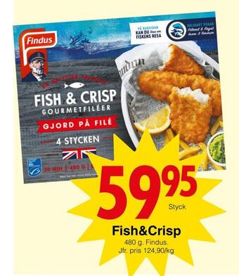 Matöppet Fish&crisp erbjuda