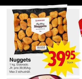 Matöppet Nuggets erbjuda