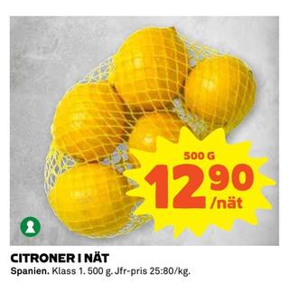 Coop Extra Citroner i nät erbjuda